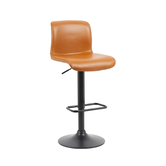 Ghế quầy bar chân sắt sơn tĩnh điện tựa lưng bọc da: SG - 4141 - $hienthicat